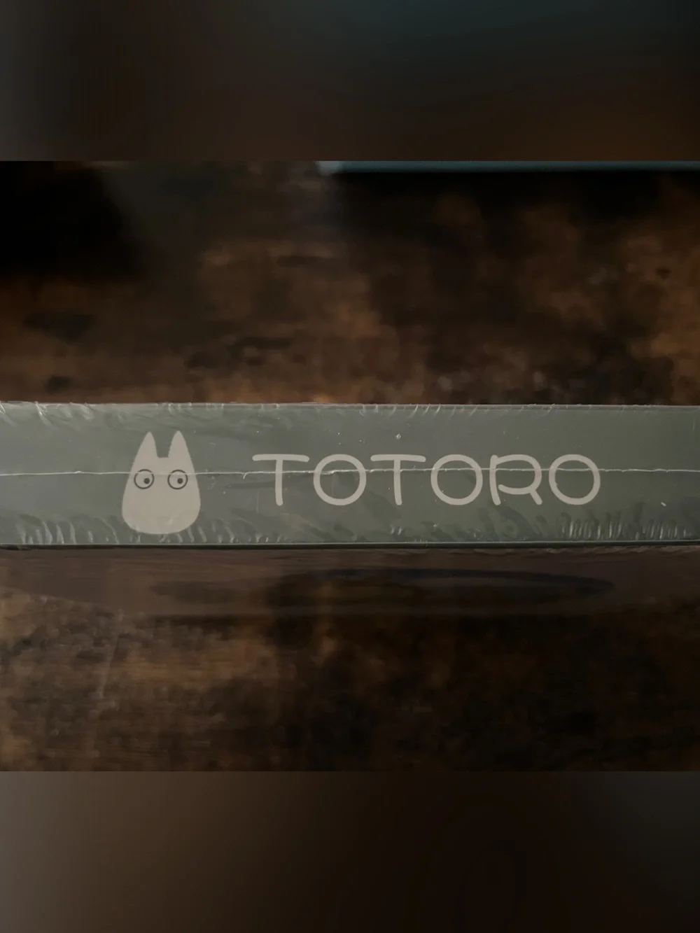 Japan Exclusive Totoro Notebook Set with Pen - Light Gray and Black